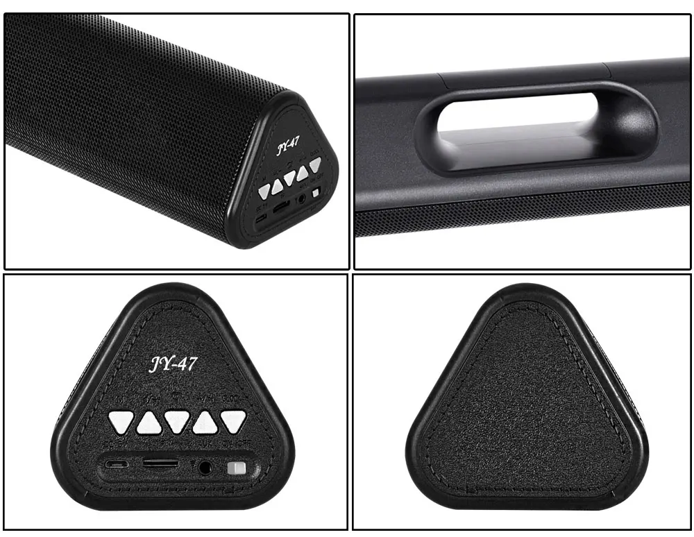 XGODY JY47 Bluetooth Колонка Беспроводная Портативная колонка со светодиодное радио с часами сабвуфер NFC динамик для компьютера телефона ПК ноутбука