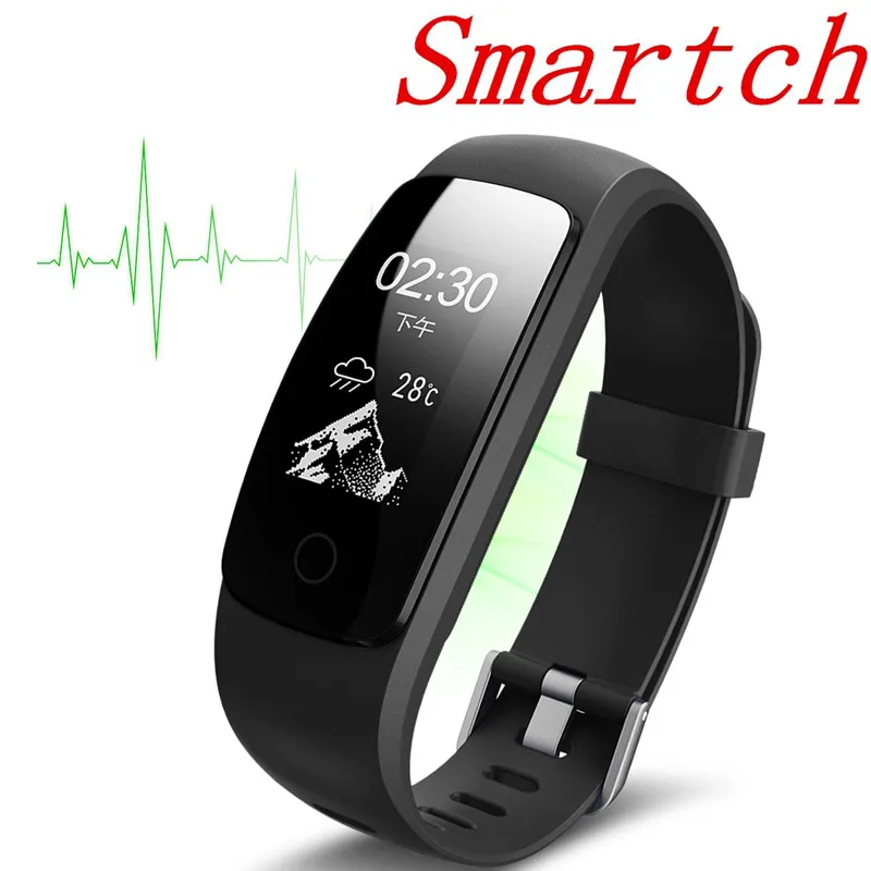 Smartch ID107 Plus HR обновленное издание умный спортивный браслет Фитнес трекер