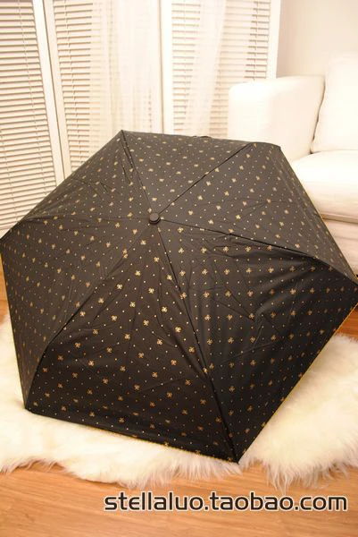 Чарли красивые вещи вязание крючком золотая лук-тройку складной зонтик цветного