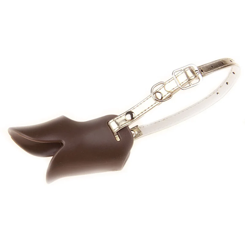 12 Dog Muzzle Silicone Cute Duck Mouth Mask Muzzle Bark Bite Stop Small Dog Anti-bite Masks For Dog Products Pets Accessories - Цвет: 12