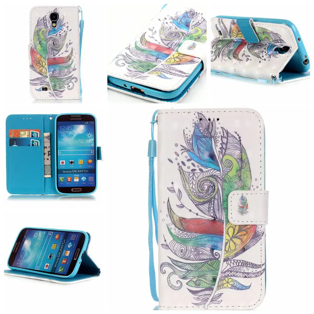 3D Bling бумажник держатель Сова кожаный флип чехол для телефона Samsung Galaxy S4 S5 S7 S6 Edge Plus