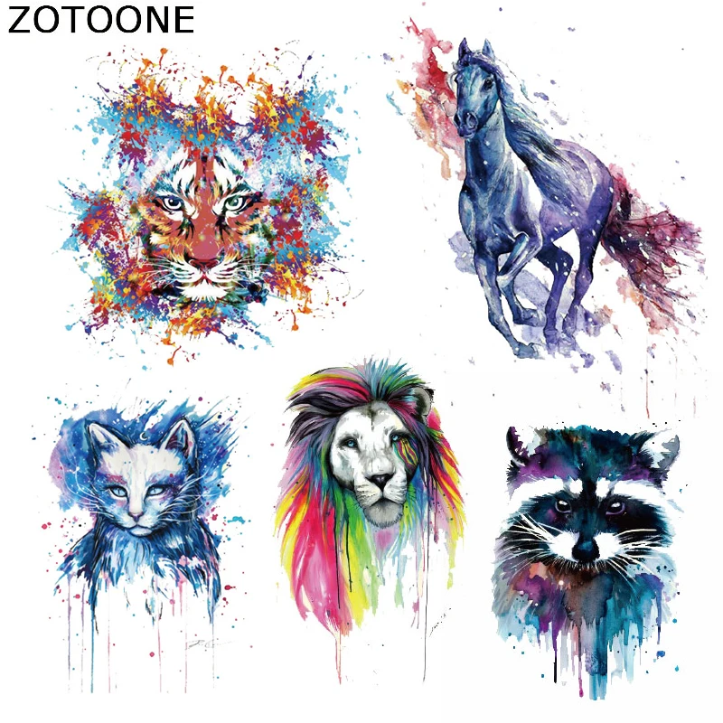 

ZOTOONE Creativity Iron on Transfer Patches on Clothing Diy Patch Heat Transfer for Clothes Decoration Stickers Accessories E