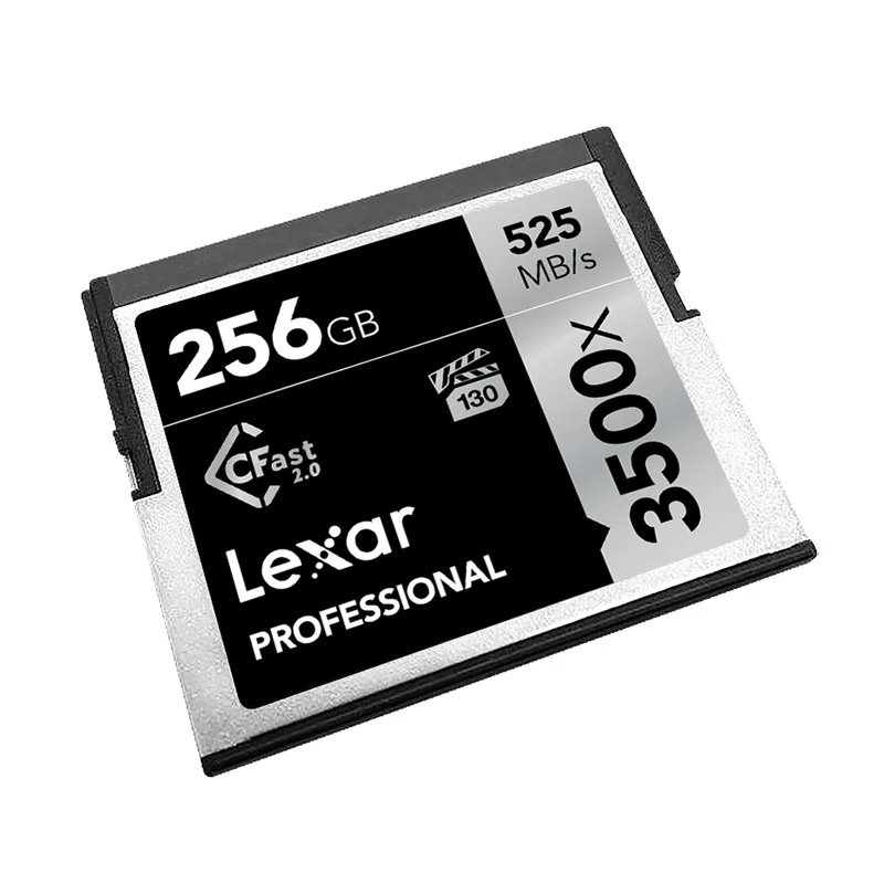 Original Genuine Lexar Flash CF card Cfast 2.0 cards 256G 3500X 525M/s professional camera memory card For 4K Full HD SLR camera