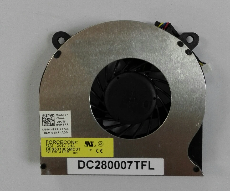 Процессор охлаждающий вентилятор для ноутбука DELL E6400 E6410 E6510 DP/N: 04H1RR|Кулеры и