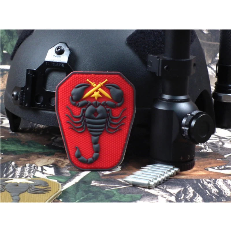 SCORPION UNIT 3D PVC US ARMY USA MILITARY TACTICAL FOREST MORALE PATCH | Дом и сад
