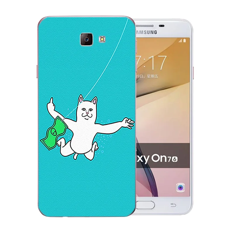 Матовый ТПУ чехол для телефона Samsung Galaxy J7 Prime Pinky Pattern Силиконовый On7 2016 G610F полный