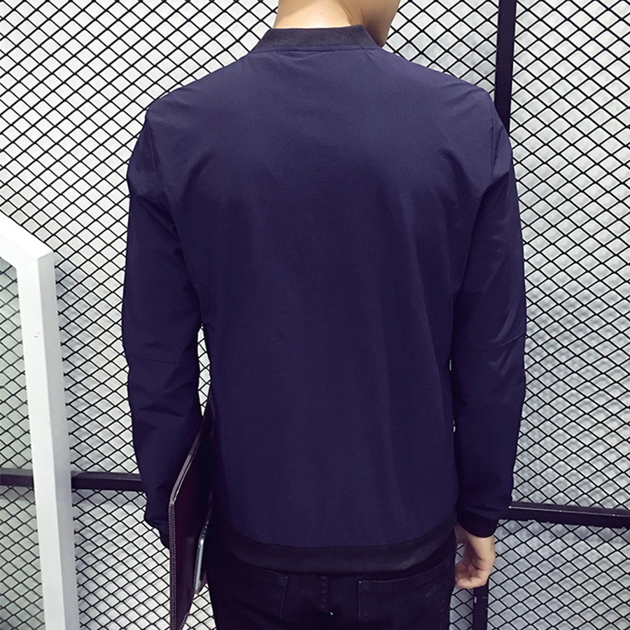Куртка мужская тонкая с воротником подставкой|spring men jacket|collar jacket menfashion |