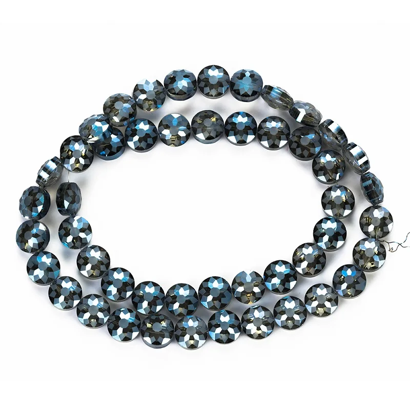 BU MEIBEADS, 14 мм, Кристальное стекло, многогранная форма, разноцветные стеклянные бусины, аксессуары, подходит для браслета, сделай сам, для изготовления ювелирных изделий EY5195 - Цвет: BU