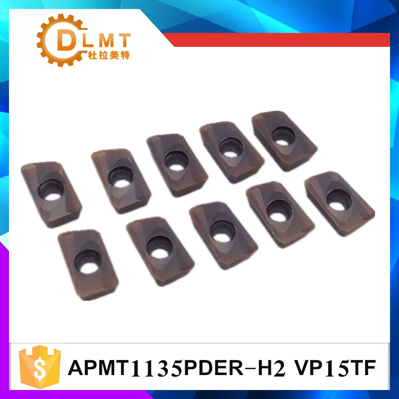 10 шт. APMT1135PDER H2 VP15TF M2 карбидная вставка индексируемая фрезерная | Инструменты