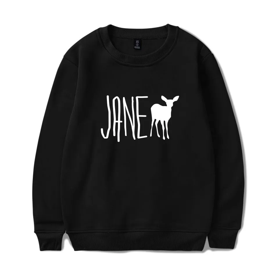 Толстовки с капюшоном в стиле Харадзюку Life is stranna Jane Уличная одежда длинными