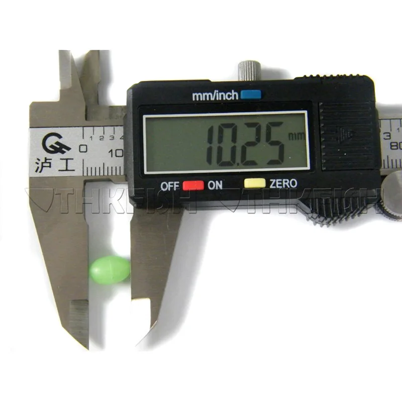 200 шт/партия эластичные резиновые рыболовные бусины светится в темноте 10 мм x 7