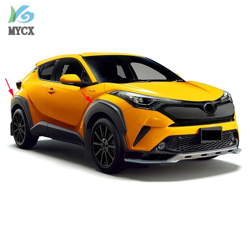 Автомобильные аксессуары Неокрашенный арок колесная арка 6 шт. для Toyota C-HR ЧР 2016 2017