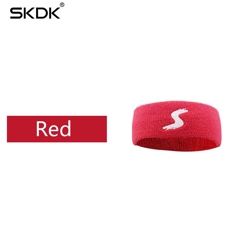 Red-Head SKDK эластичная полиэфирная хлопковая повязка на голову для йоги, бега, фитнеса, повязка от пота на голову, повязки на голову, повязка на голову, Спортивная безопасность - Цвет: Red-Head