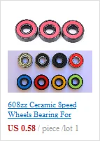 608RS подшипник 8*22*7 мм(8 шт.) ABEC-7 скейтборд скутер 608 2RS шарикоподшипник миниатюрный скейт ролик 608-2RS 608 подшипники RS