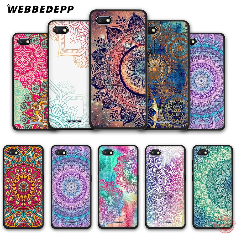 WEBBEDEPP Mandala Flower Soft Phone Case for Redmi Note 8 7 6 5 Pro 4A 5A 6A 4X Plus S2 Go Cases | Мобильные телефоны и