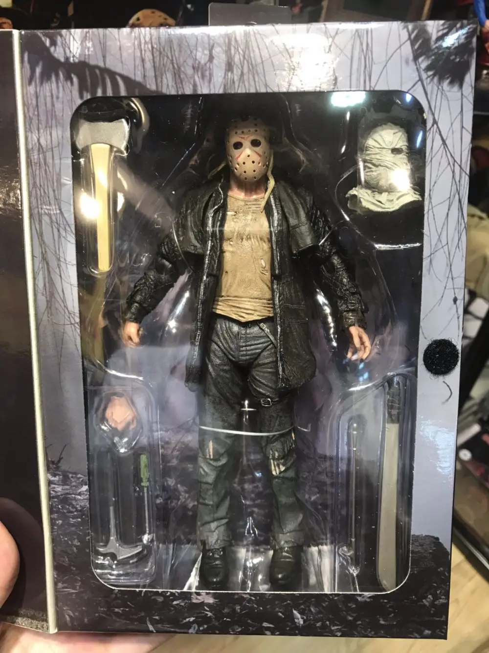 

Action Figure NECA Friday The 13th Jason Figure 2009 Jason Sack Head Movable Model Collection Decor Luxury Version