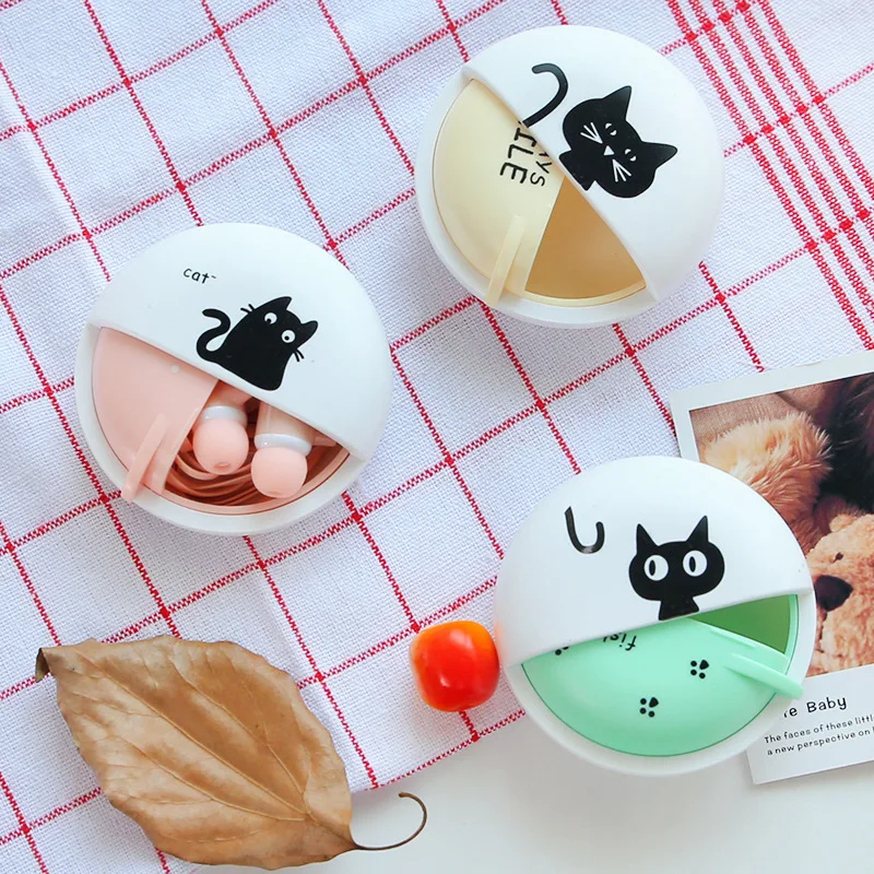 Милые наушники с рисунком кота для девочек стерео чехлом наушников iPhone Xiaomi детей