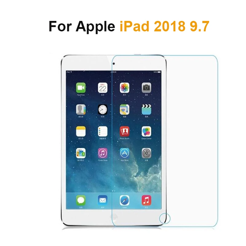 For iPad 9.7(2018) Чехол-сумка для планшета для Apple i Pad 9,7 дюймов i Pad 5 Air 1 модель A1474 A1475 A1476 9,7 ''чехол из закаленного стекла+ ручка - Цвет: For iPad 9.7(2018)