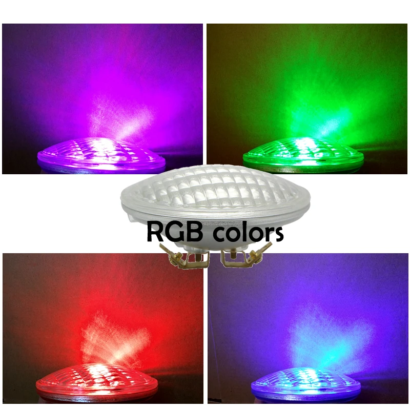 RGB LED Par36 освещение для бассейна ландшафта 12 В постоянного тока лампа освещения