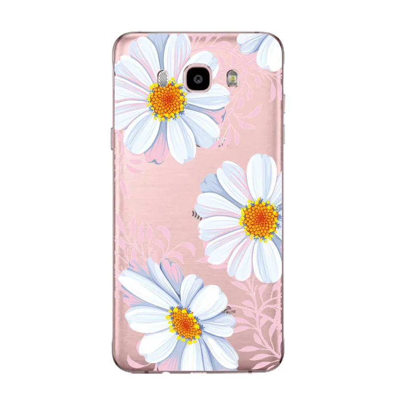 Cartoon Stars Little Hollow flower Soft Clear TPU Phone Case For Samsung J3 J5 J7 S6 S7 S8 note8 A3 A5 C7 J2prime Free Shipping | Мобильные
