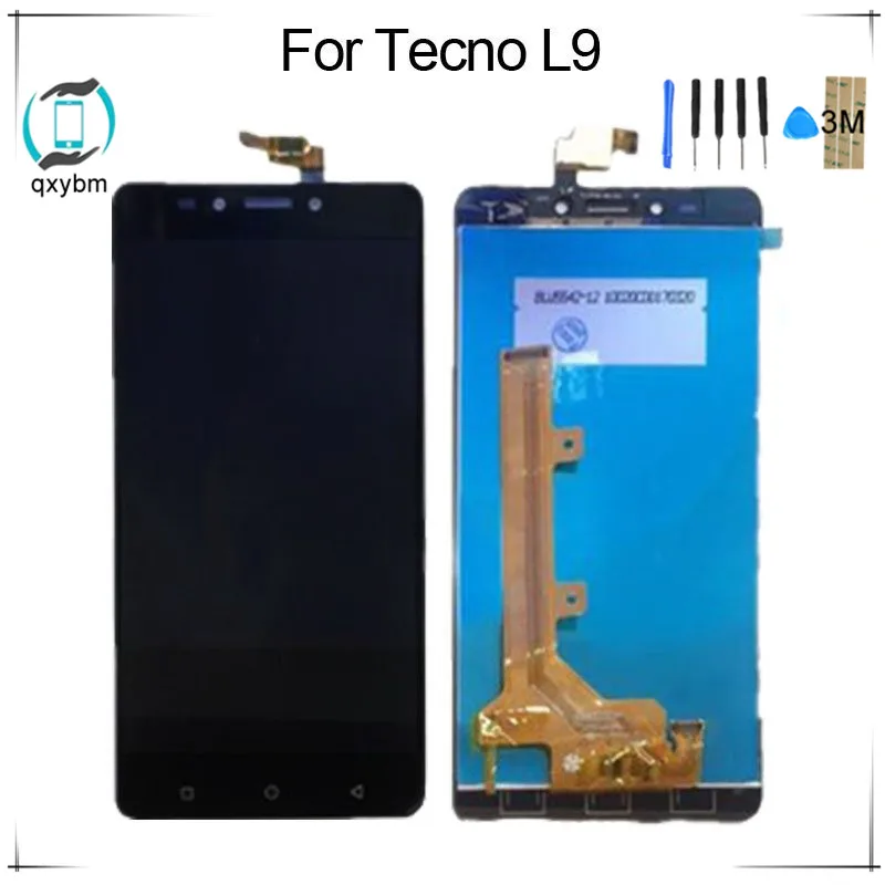 100% протестированный для Tecno L9 ЖК дисплей с кодирующий преобразователь сенсорного