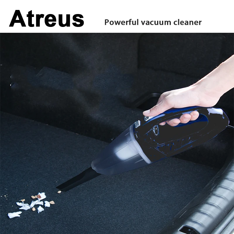 Портативный универсальный автомобильный пылесос Atreus для удаления пыли и грязи BMW