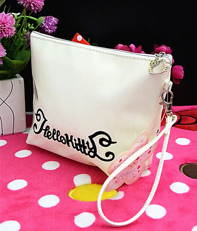 Новая сумочка Hello kitty Макияж сумка клатч чехол yey-228 | Багаж и сумки