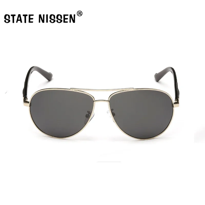 

STATE NISSEN UV400 Pilot Sun Glasses Men Women Polarized Sunglasses Brand Design Driving Glasses Goggles Oculos de sol