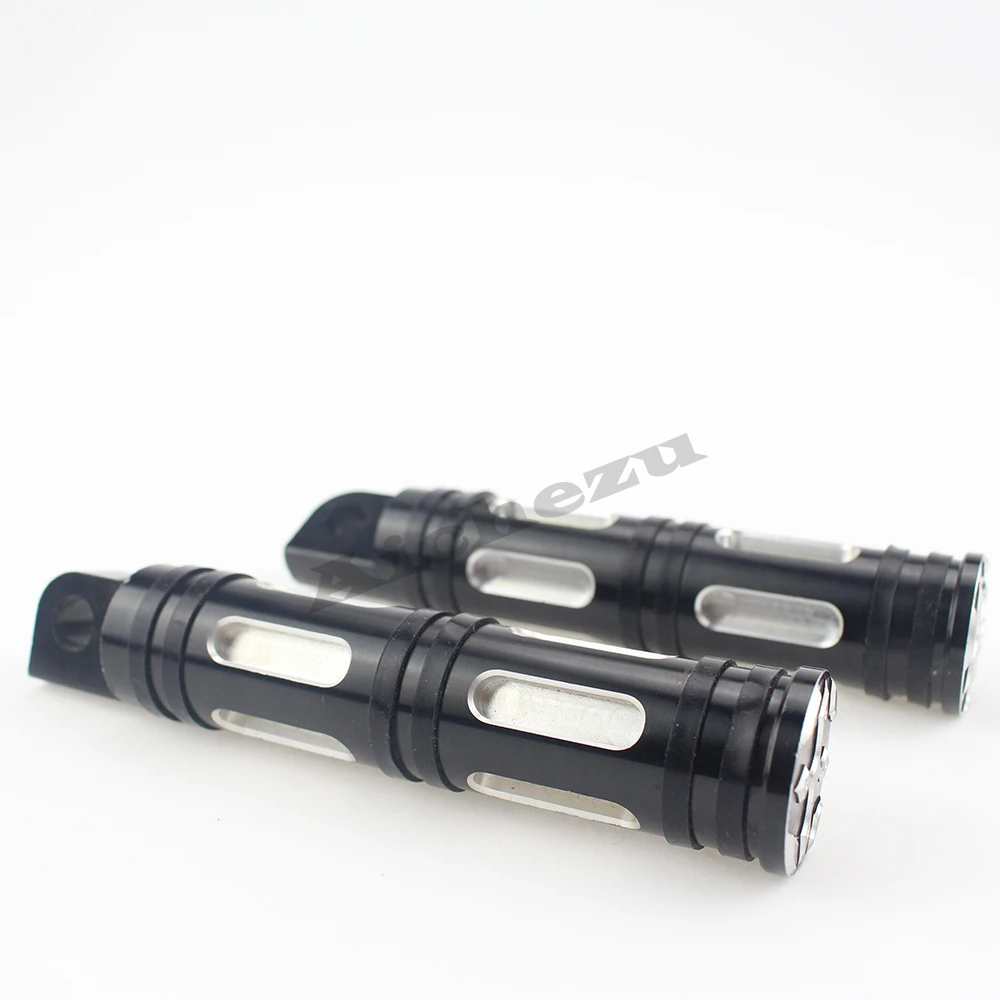 

ACZ Motorcycle CNC Front Foot Pegs Footrest Black Edge Cut Foot Rests For Harley Sportster 883 1200 Touring Dyna & Softail