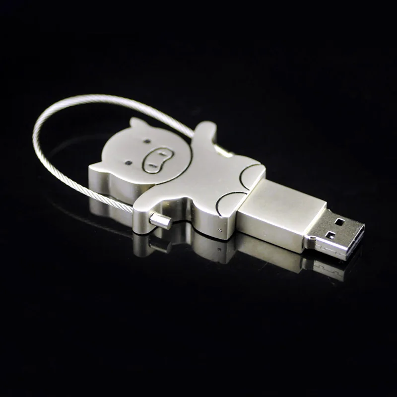 64Гб в металлическом корпусе на День святого Валентина пара свинок USB