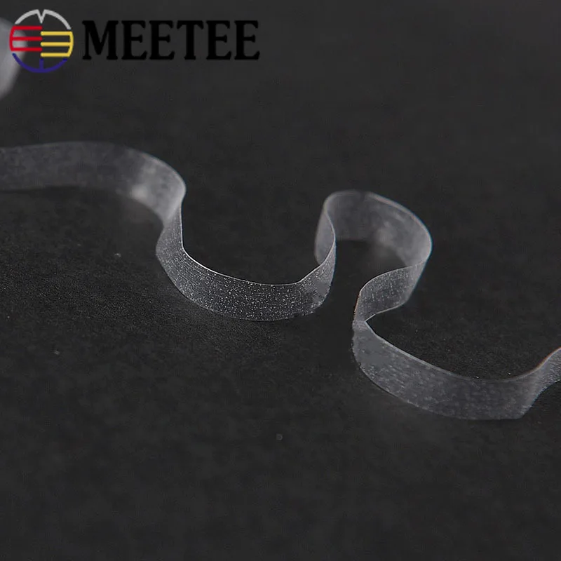 Meetee 4/5/6 мм 100/270/400 м прозрачный Эластичная лента невидимый бюстгальтер ремешок