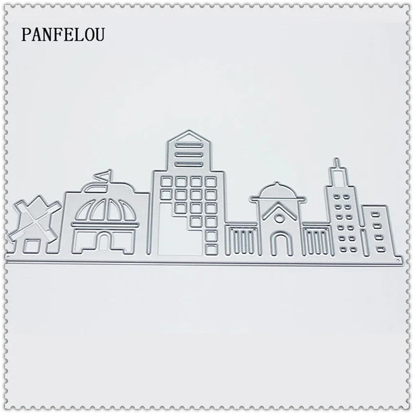 PANFELOU металл ремесло скелеты бумаги высечки штампы для скрапбукинга/DIY Рождество Свадьба Хэллоуин карты - Цвет: 10x4