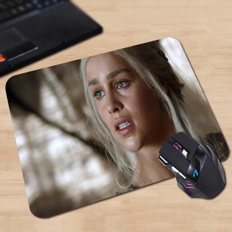 Babaite Lovely Daenerys Targaryen-Противоскользящий коврик для мышки ноутбука оптическая
