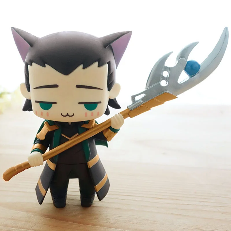 [Топ] Очень милый Альянс зеленый гигант Тор Кот версия chibi Милая экшн фигурка