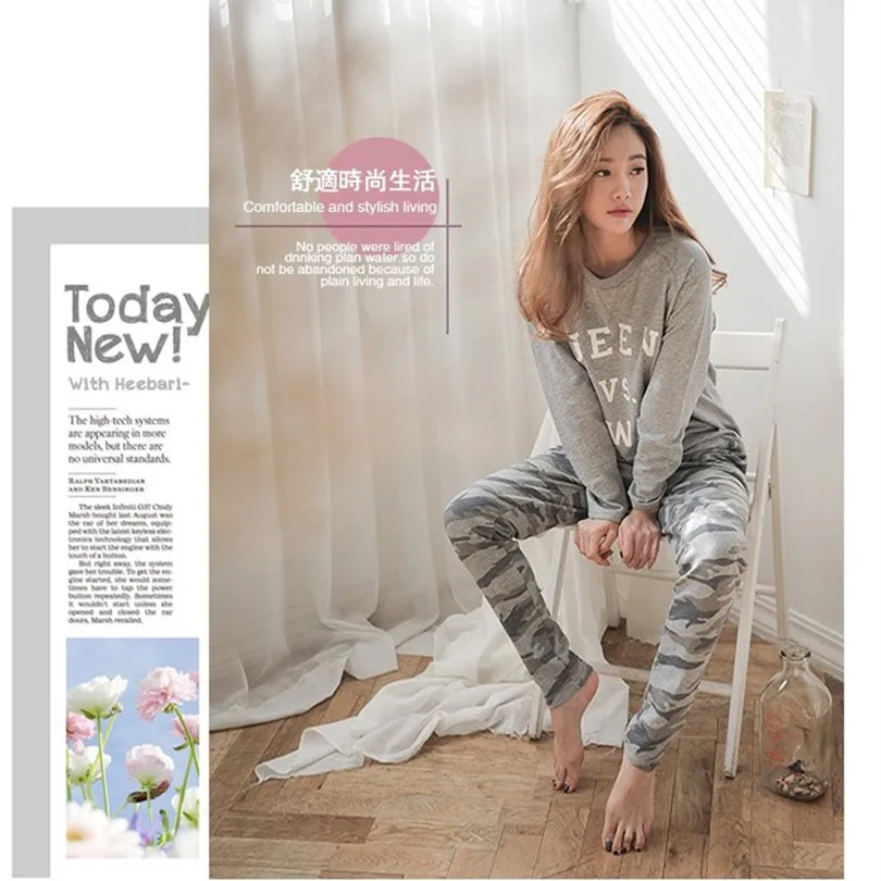 JRMISSLI камуфляжная Пижама Mujer пижама для женщин Femme Pijamas Entero Pijama Feminino Pajama Masculino