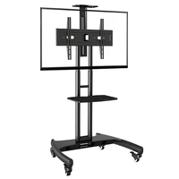 TV Cart Super Quality NB AVA1500-60-1P Mobile TV Cart 40"-60" Flat Panel LED LCD Plasma TV Stand With Camera Tray and AV Shelf