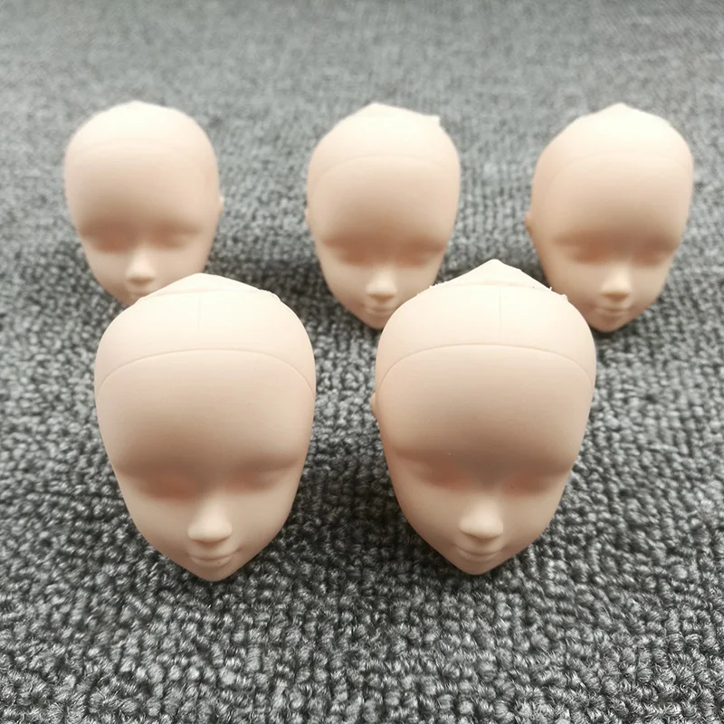 1/6 BJD куклы голова мини резиновой головкой Аксессуары для куклы игрушки BJD аксессуары манекен головы куклы рис Вариант 5 шт./пакет