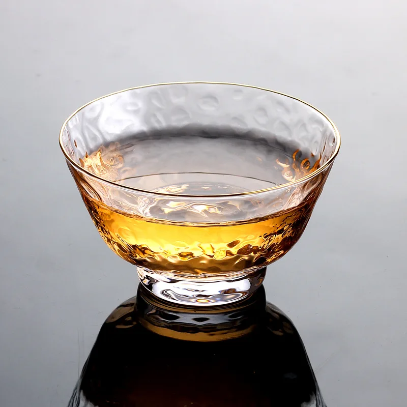 2 шт. стеклянные чайные чашки ручной работы простые кунг-фу утренний чай кофе