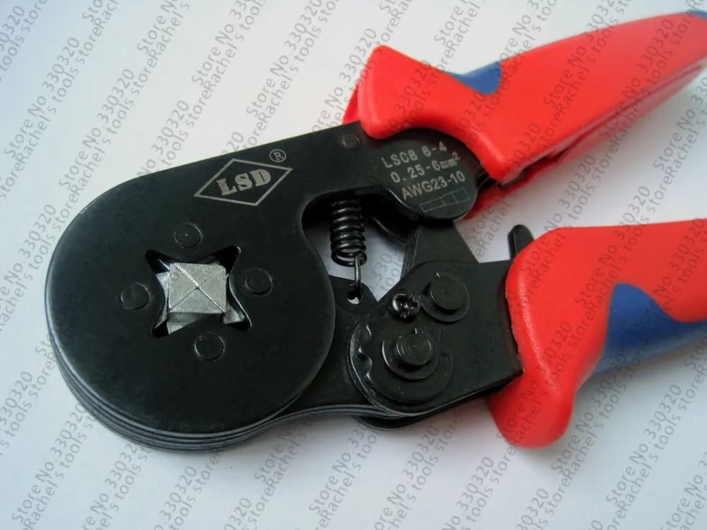 LSC8 6 4(blacken) 0 25 мм2 обжимной инструмент для клемм штыревых наконечников концевой