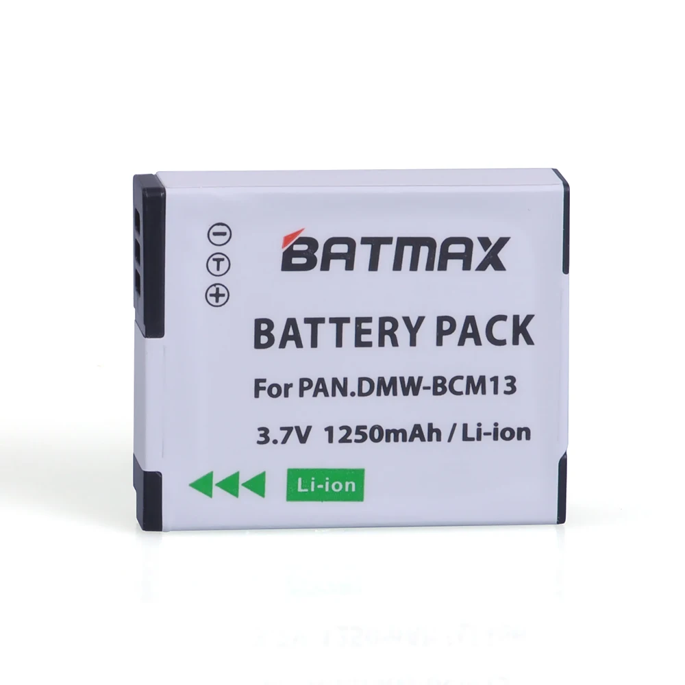 Батарея Batmax 1 шт. DMW-BCM13 BCM13 DMWBCM13 для Panasonic Lumix ZS40 TZ60 ZS45 TZ57 ZS50 TZ70 ZS27 TZ37 и TZ41 |