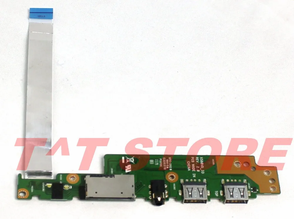Оригинал для 60NB0FL0 IO1030 X580VD_IO ASUS X580VD USB плата чтения аудиокарт с кабелем тест