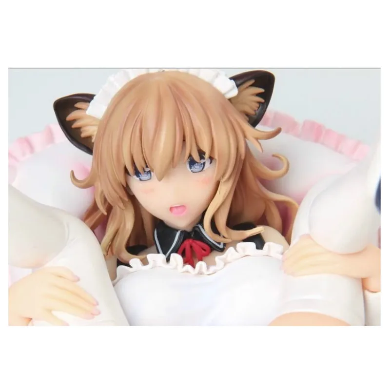 Японская аниме-модель кукла Alphamax Skytube Girl Maid By Misaki Kurchito Hiro Cat ПВХ экшн-игрушка