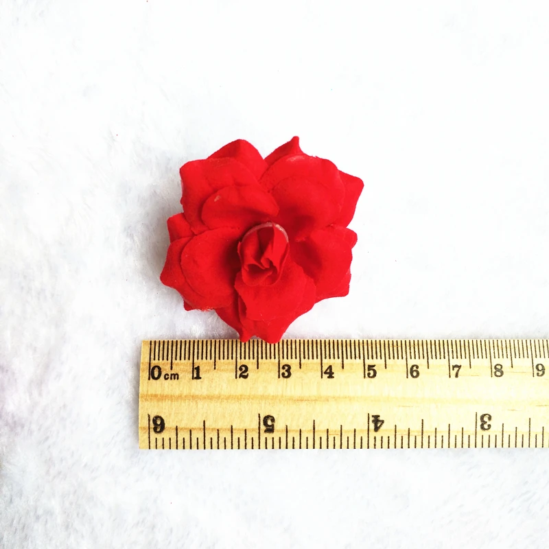 6 шт. большой Шелковый цветок розы для свадьбы|red flower head|flower headwreath diy |