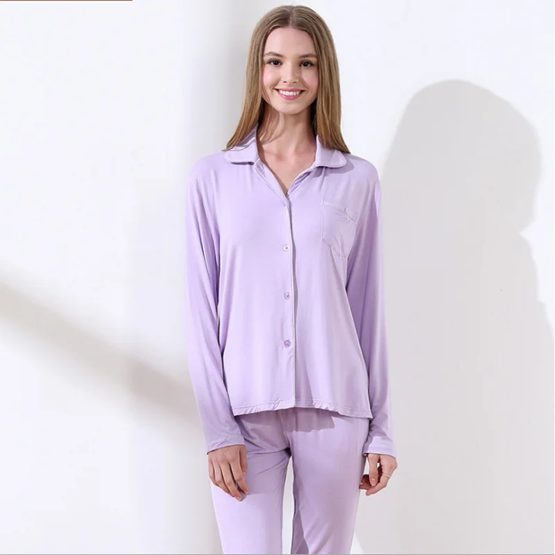 2018 Демисезонный новый бренд Домашняя одежда пары casualpajama устанавливает дамы