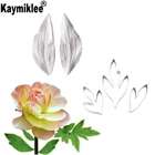 Набор для вырезания листьев и лепестков пиона, силиконовый инструмент для украшения торта, помадки, Цветочная лепестковая форма, ремешок для сахарной мастики CS309