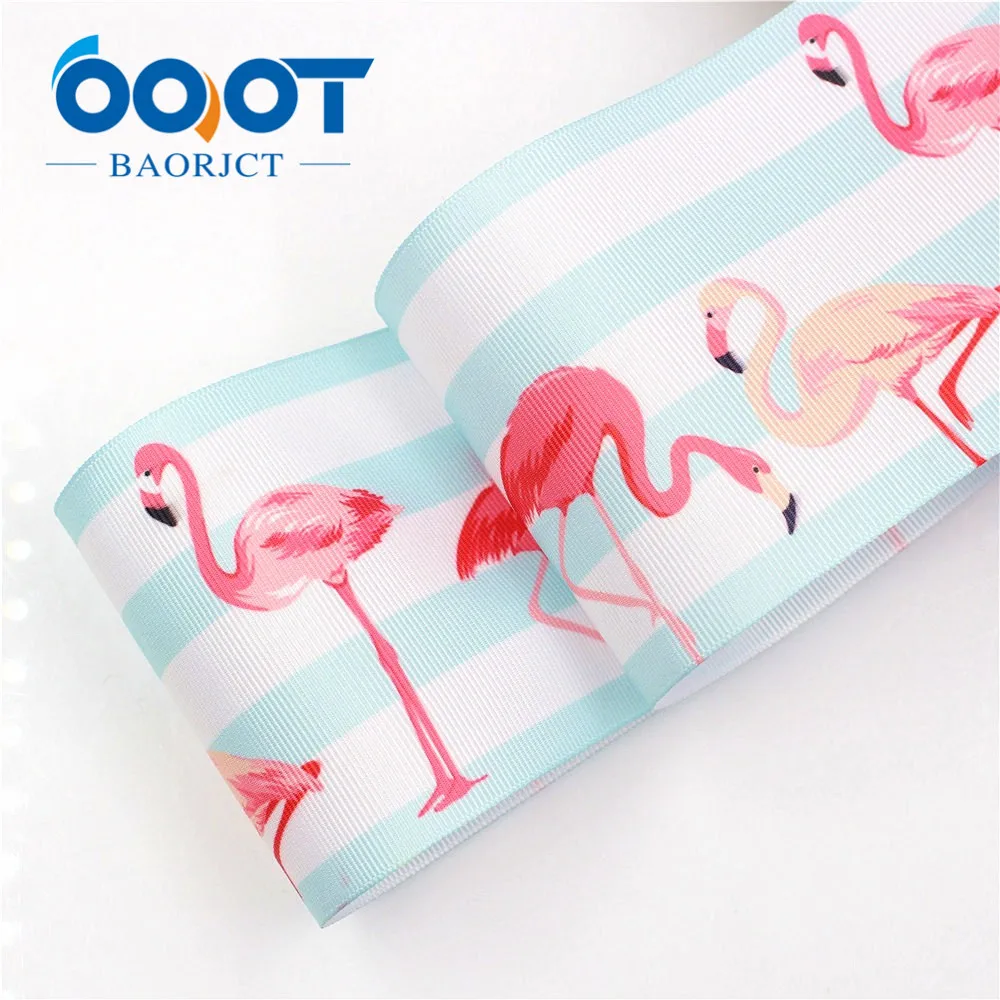 OOOT BAORJCT I-18428-16 75 мм 10 ярдов/Лот Мультяшные ленты термотрансферные печатные grosgrain