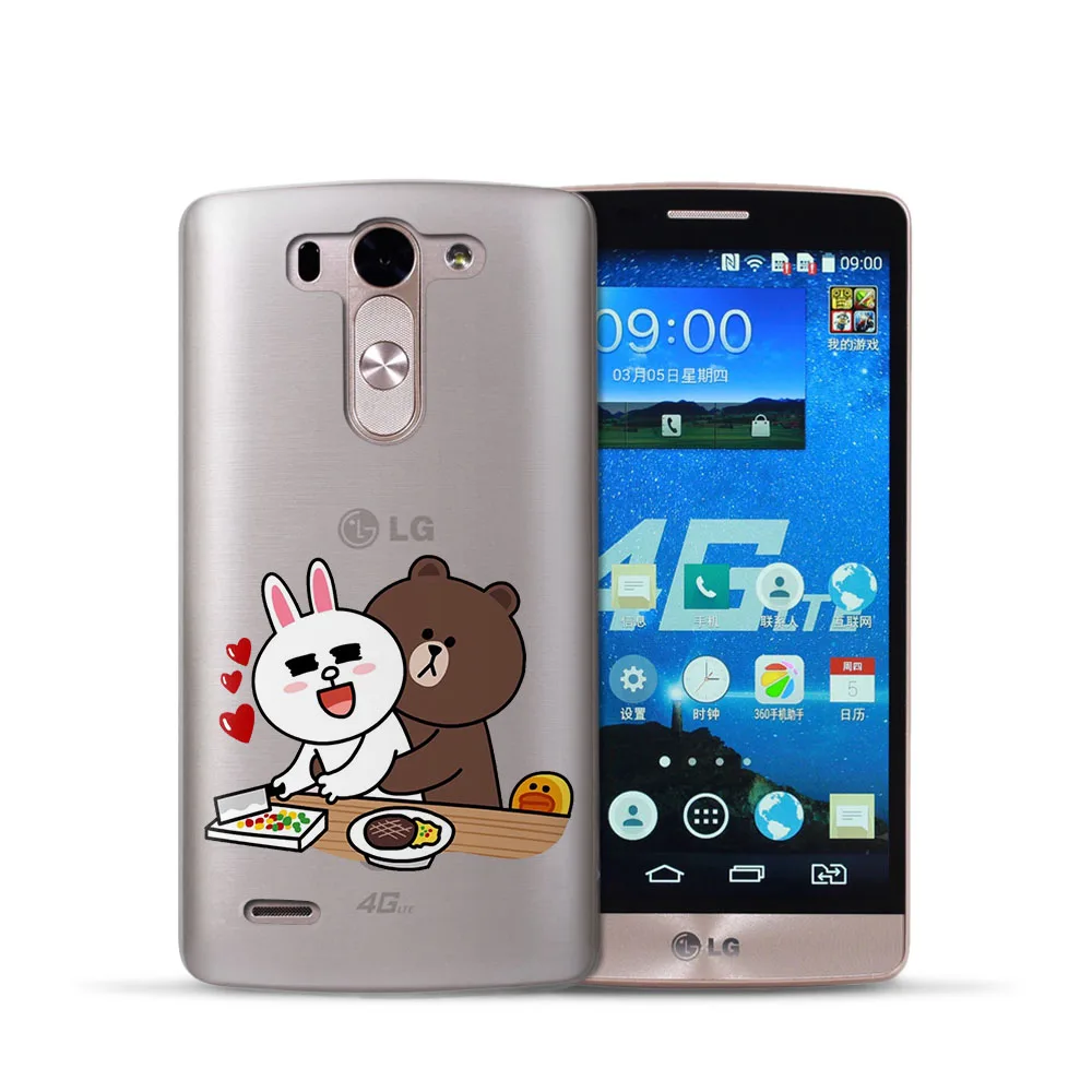 Модный чехол для телефона с милым кроликом LG G6 Q6 G4 G5 Q8 K8 K7 K10 2017 XPower 2 мягкий