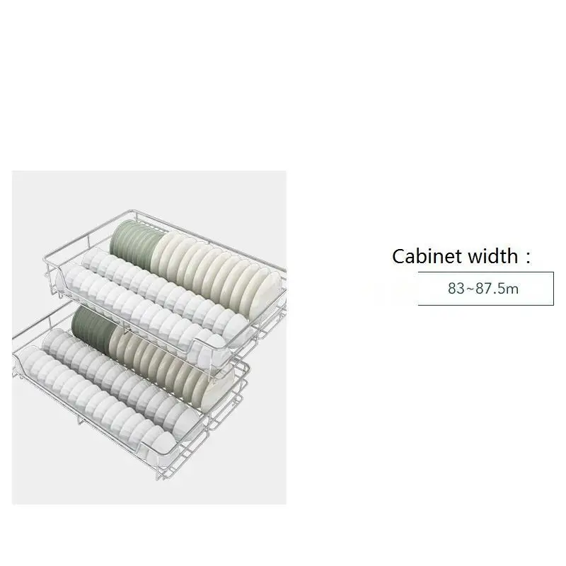 MODEL B Organizador Cocina Kuchnia аксессуары Organizar Para Armario из нержавеющей стали, органайзер, кухонный шкаф, корзина для хранения - Цвет: MODEL B