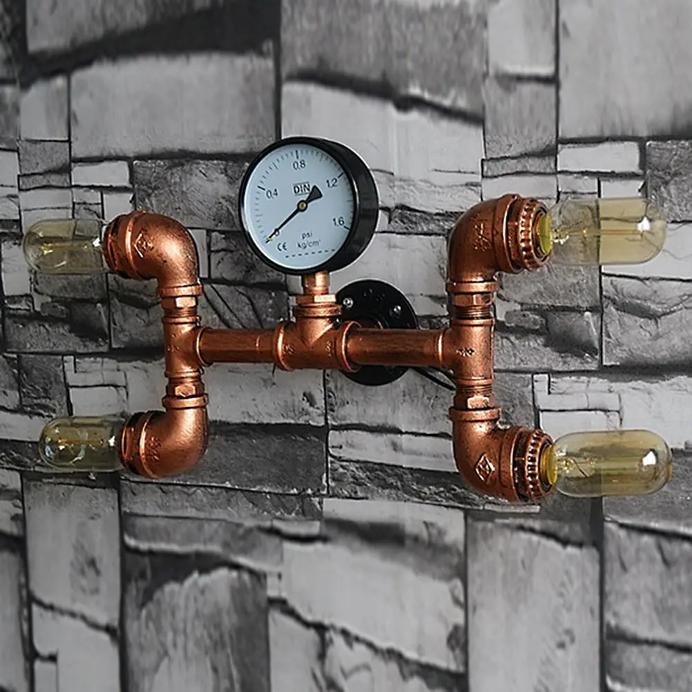 Американские винтажные Настенные светильники в стиле индустриал лампа для