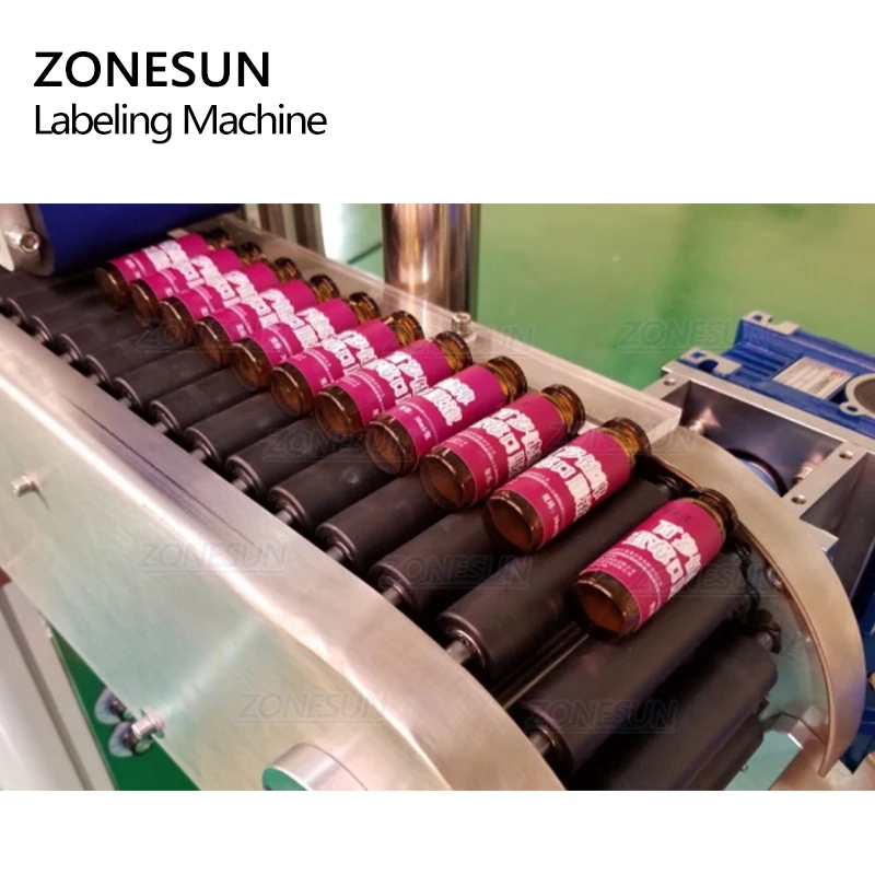 ZONESUN XL-T823 Автоматическая круглая Медицинская бутылка ручка флакон дым масло сигарета бутылка клейкая наклейка упаковочная маркировочная машина